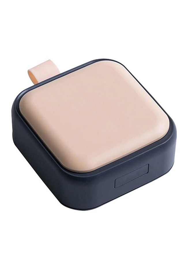 SYOSI Small Pill Case Pill Box Travel Daily Pill Organizer Portable Pretty Pill Container for Purse Pocket Compact Medicine Holder for Fish Oils Supplements Pink - Image 1