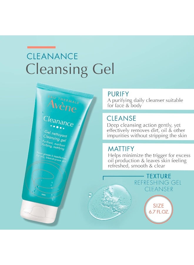 Avene Cleanance Cleansing Gel Green 200ml - Image 3