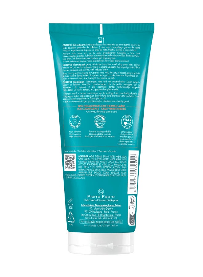 Avene Cleanance Cleansing Gel Green 200ml - Image 2