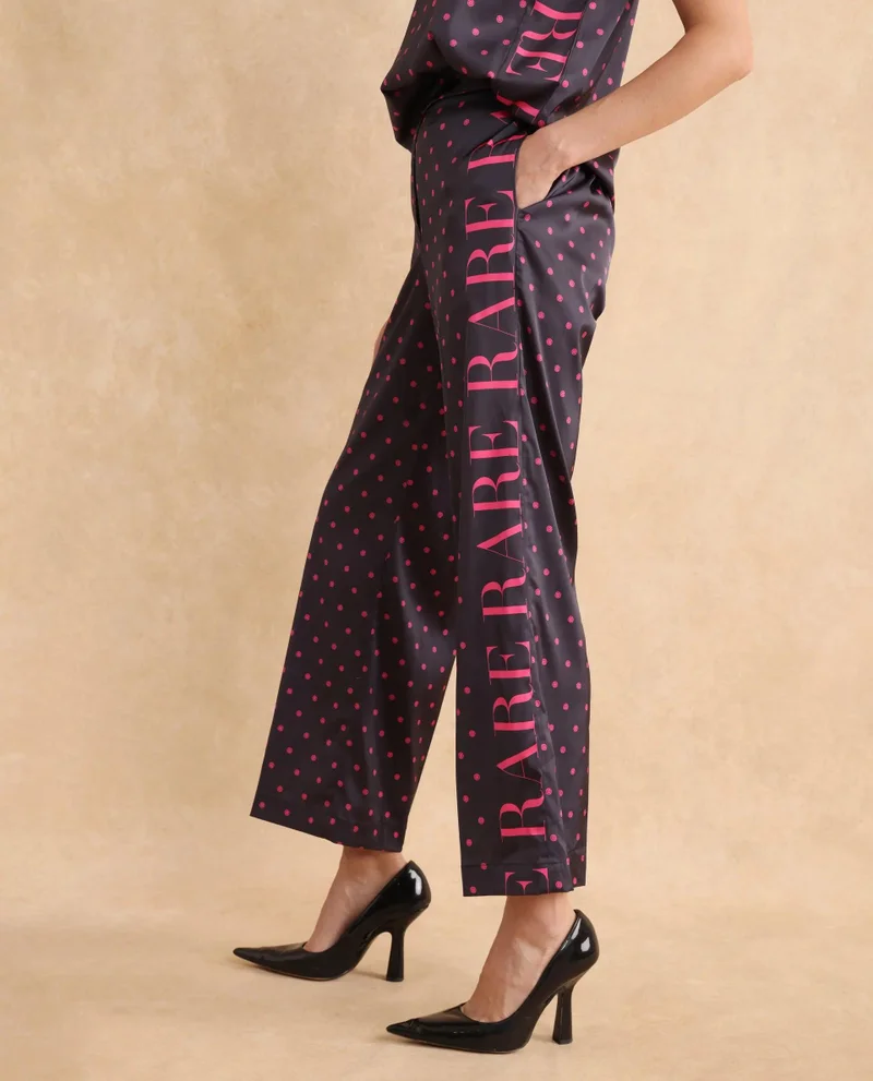 Rareism Women's Polka Print Trouser