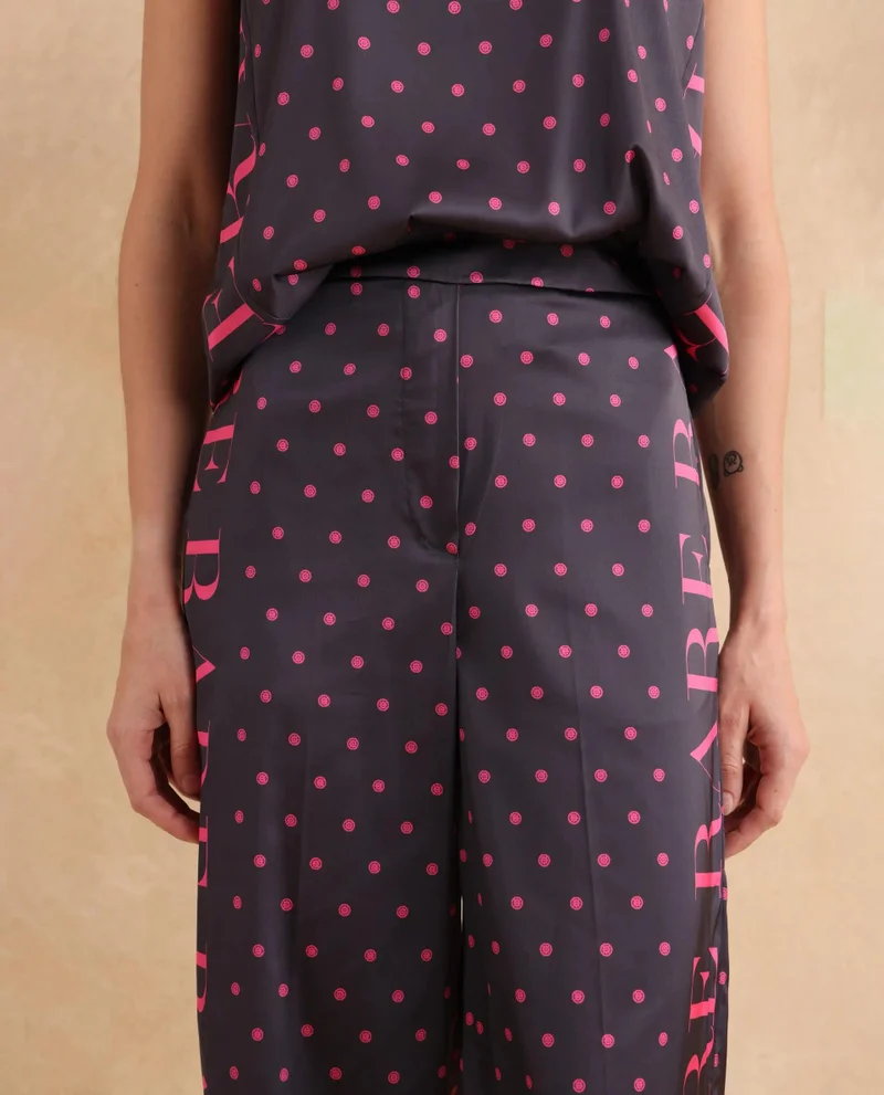 Rareism Women's Polka Print Trouser