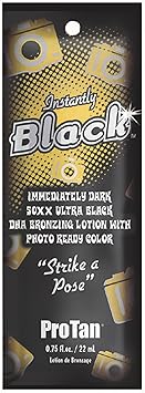 PRO TAN ProTan 50XX Instantly Black DHA Bronzing Lotion Ultra Black 250 ml - Image 5