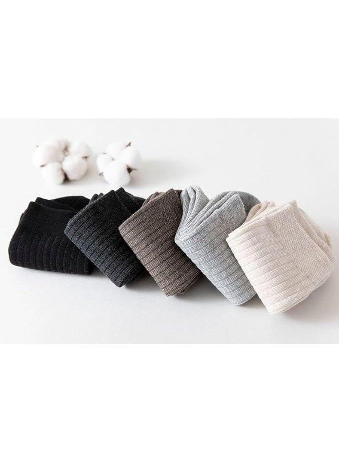 Trendora Ultra Soft Fleece-Socks – 5 Pairs + 1 Gift Pair, Thick Warm Plush Crew Socks for Men & Women, Cozy Cotton Blend - Image 5