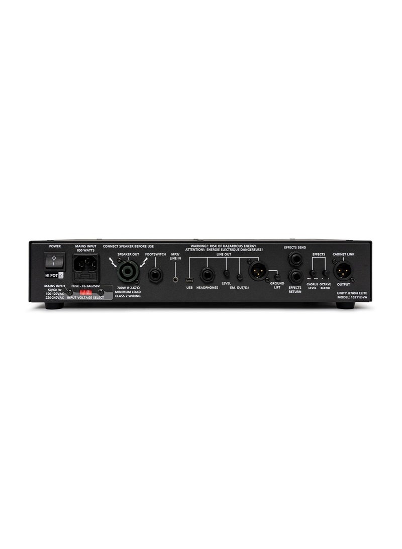 Blackstar Unity Pro Bass U700H Elite Bass Guitar Head Amplifier - Image 3