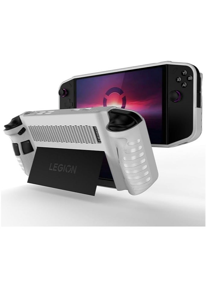 Silicone case compatible with Lenovo Legion Go 8.8 inch with stand, Lenovo Legion Go 2023, shock-resistant, scratch-resistant, anti-slip fully protective silicone cover - Image 1