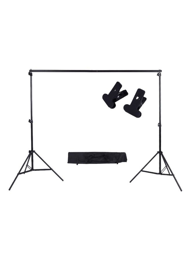 general Backdrop Stand Photo Studio Adjustable Background Stand Support Kit with Carrying Bag for Parties Events Decoration - Image 2