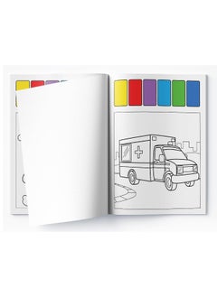 Pick and Paint Coloring Activity Book For Kids: Vehicles  - Image 4