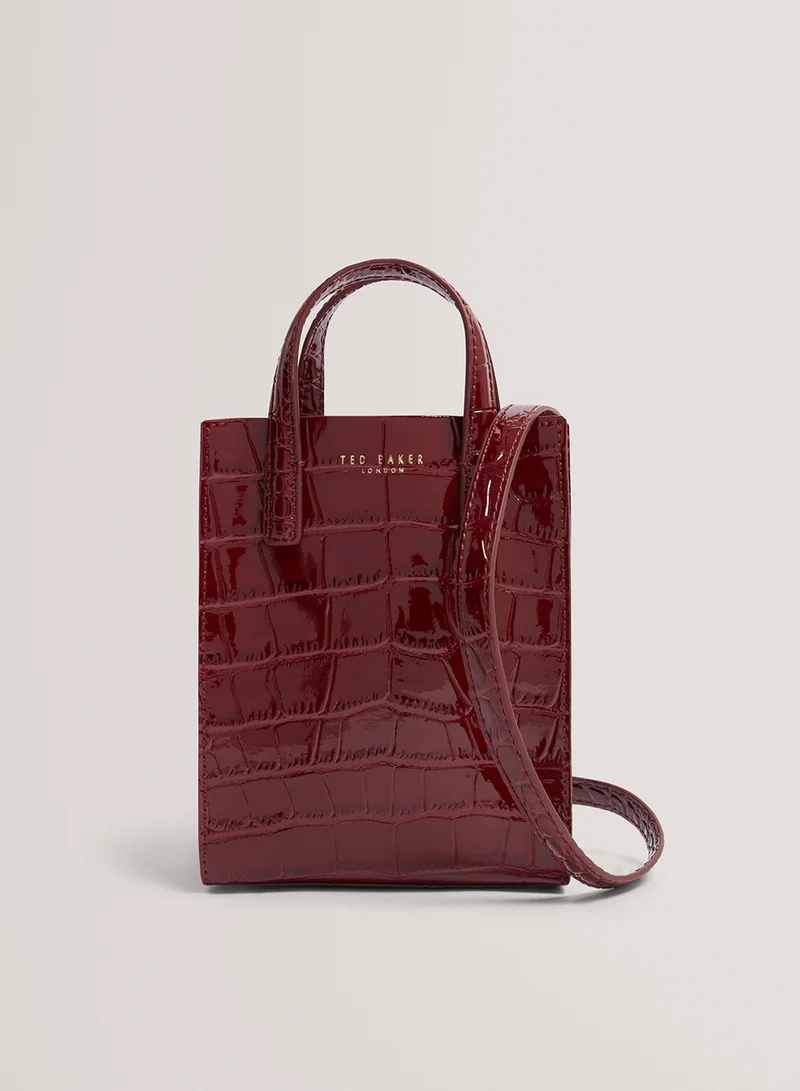 تيد بيكر Wenissa Croc Effect Mini Tote Bag