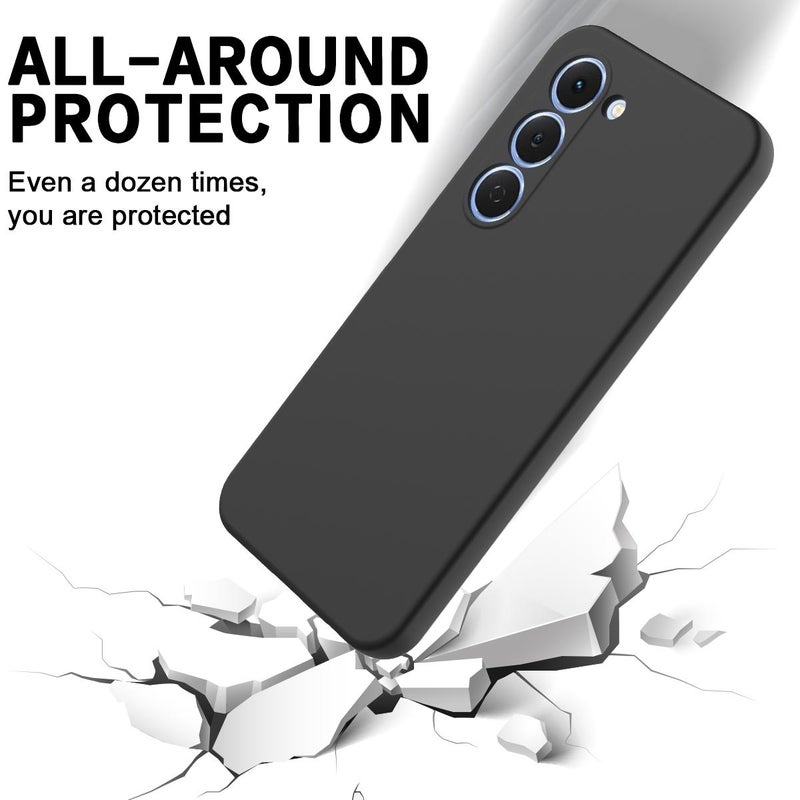 For Tecno Spark 40 Pro 4G Solid Color Liquid Silicone Dropproof Full Coverage Phone Case(Black) - Image 5