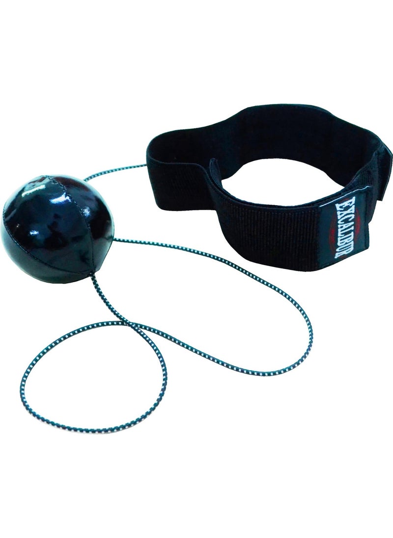 Excalibur - Rubberized Boxing Reflex Head Ball Black - Image 1