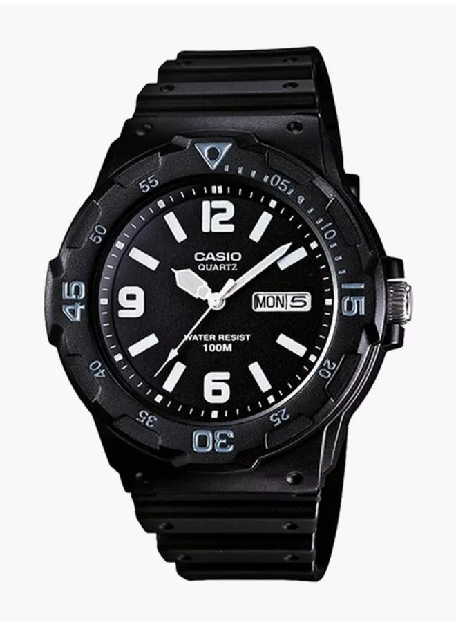 CASIO Men's Analog Display Watch With Black Resin Strap - MRW-200H-1B2VDF