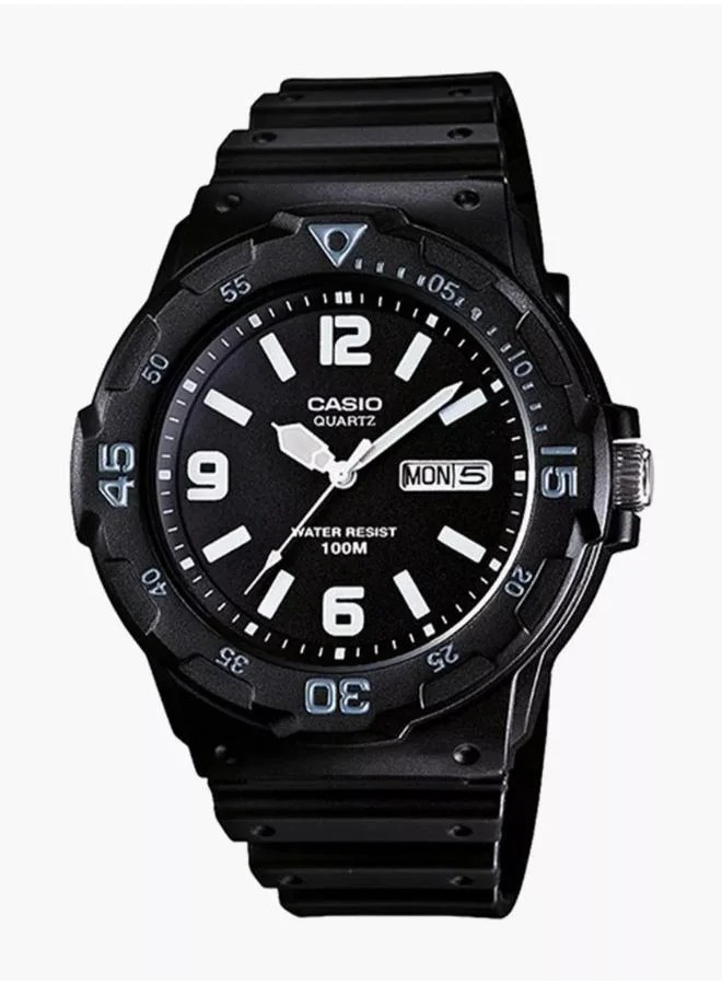 CASIO Men's Resin Analog Watch MRW-200H-1B2VDF - 44.4 mm