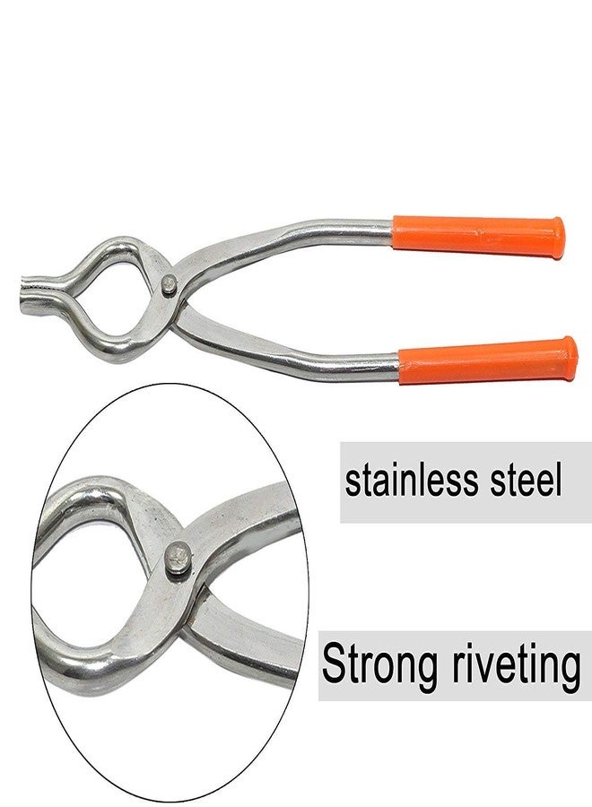 Unlock New Stainless Steel Easy Grip Sansi/Chimta/Pincer Utensil Holder,(Silver) - Image 4