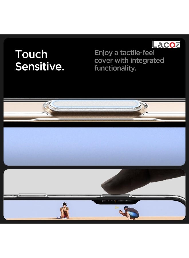 لاكوز جراب هاتف شفاف فاخر بتقنية MagSafe لهاتف iPhone 16 Pro، غطاء حماية شفاف تمامًا مع حلقة مغناطيسية قوية للشحن اللاسلكي - Image 5