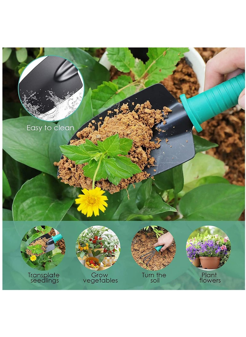 Arabest - Garden Tool Set, 10PCS Gardening Planting Tool Kit Outdoor Hand Tools with Non-slip Rubber Grip Including Pruners, Pruning Saw, Rakes,Sprayer,Trowel,Scissors for Indoor Gardening Gifts - Image 1