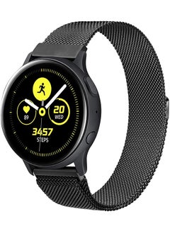 Milanese Loop Band For Samsung Galaxy Watch 7 6 5 4 FE 40mm 44mm 45mm/Galaxy Watch 6 4 Classic 43mm 47mm 42mm 46mm  Stainless Steel Strap Black