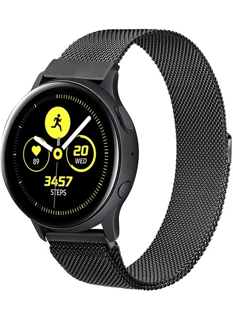 Milanese Loop Band For Samsung Galaxy Watch 7 6 5 4 FE 40mm 44mm 45mm/Galaxy Watch 6 4 Classic 43mm 47mm 42mm 46mm  Stainless Steel Strap Black