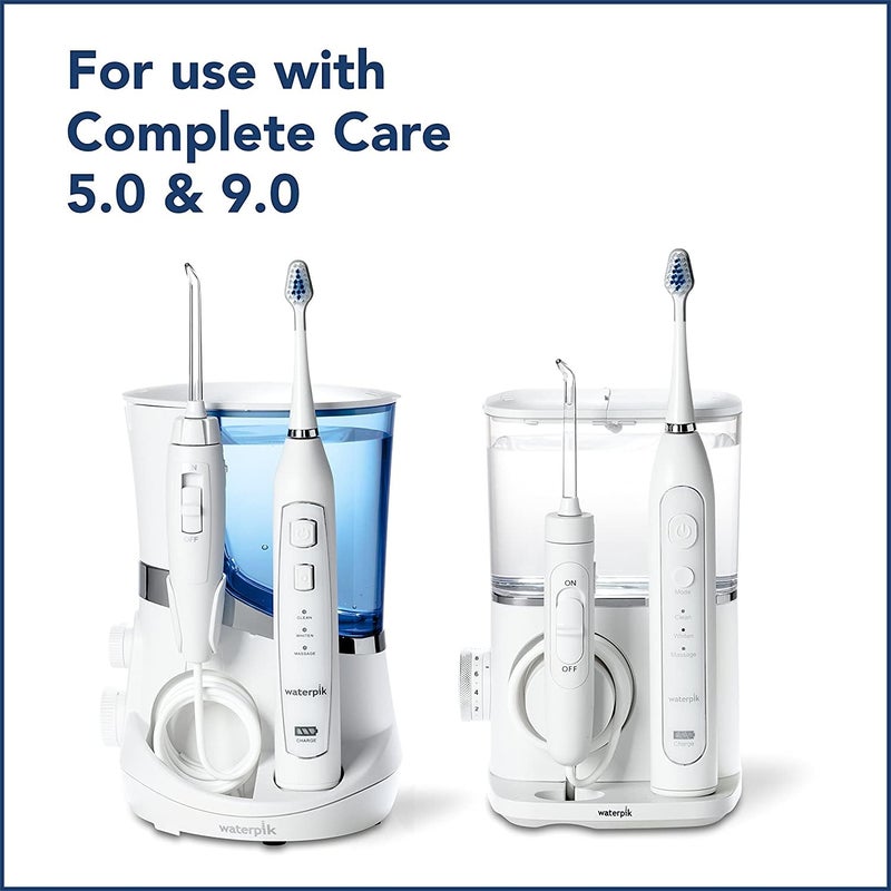 Waterpik Triple Sonic Tooth Brush Heads Replacement Complete Care STRB3WW 3 Count Pack of 1 White