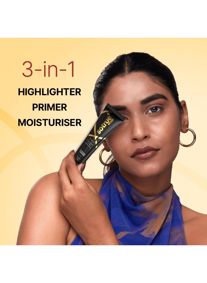 So True Sotrue Strobe Cream Gold for Face Radiance, Multipurpose Strobe Cream, Dewy Glazed Instant Glow, Highlighter For Face, Boosts Hydration - For All Skin Types - Image 2