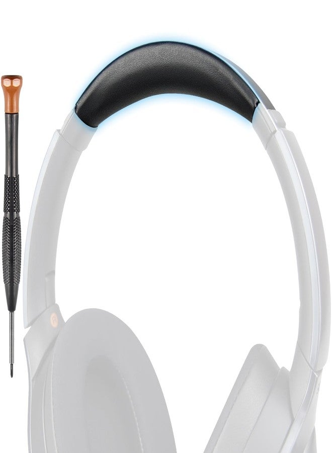 SOPROM Replacement Headstrap Pad Kit for Sony WH-1000XM2 (WH1000XM2),MDR-1000X (MDR1000X) Headphones, Easy DIY Installation(Black) - Image 1