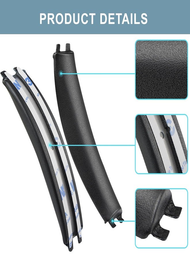 SOPROM Replacement Headstrap Pad Kit for Sony WH-1000XM2 (WH1000XM2),MDR-1000X (MDR1000X) Headphones, Easy DIY Installation(Black) - Image 3