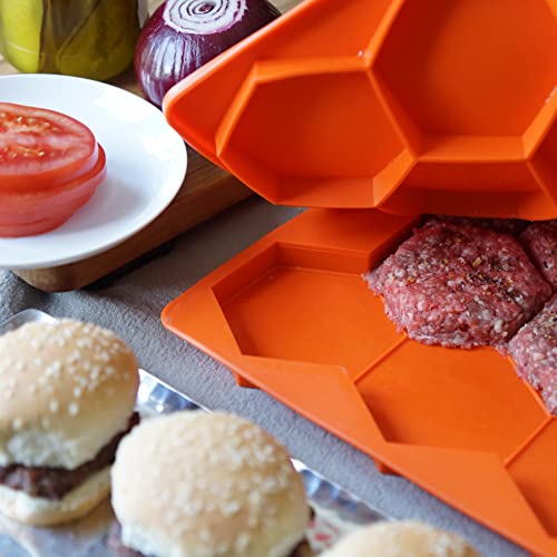 Shape + Store Shape+Store Burger Master Sliders 10 in 1 Innovative Burger Press and Freezer Container - Image 2