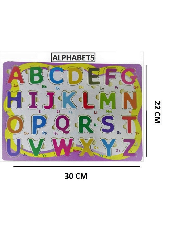 FunBlast Wooden Colorful Learning Educational Board for Kids, Educational Learning Wooden Board Tray, Size- 30 X 22 Cm - Multi Color - Image 2