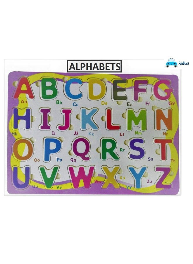 FunBlast Wooden Colorful Learning Educational Board for Kids, Educational Learning Wooden Board Tray, Size- 30 X 22 Cm - Multi Color - Image 4