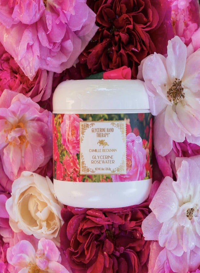 Camille Beckman Glycerine Hand Therapy Cream, Glycerine Rosewater, 8 Ounce - Image 2