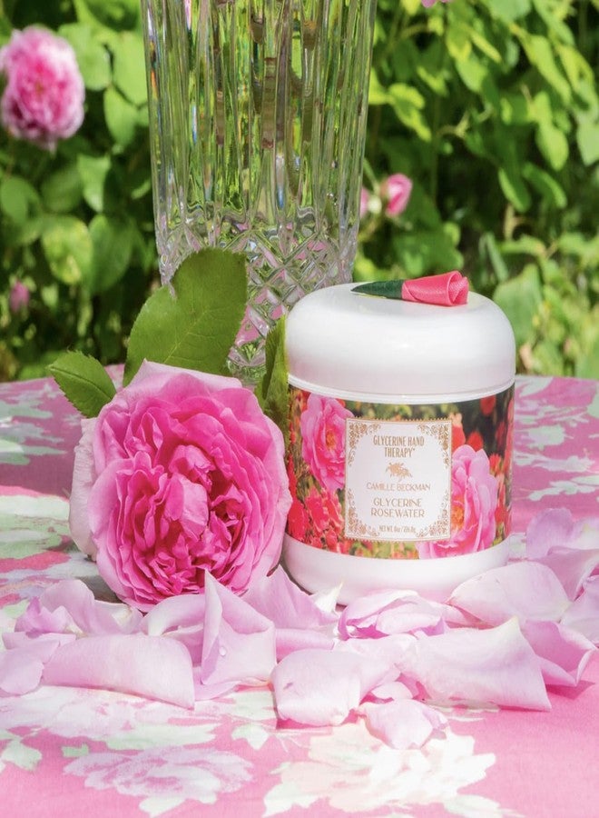Camille Beckman Glycerine Hand Therapy Cream, Glycerine Rosewater, 8 Ounce - Image 3
