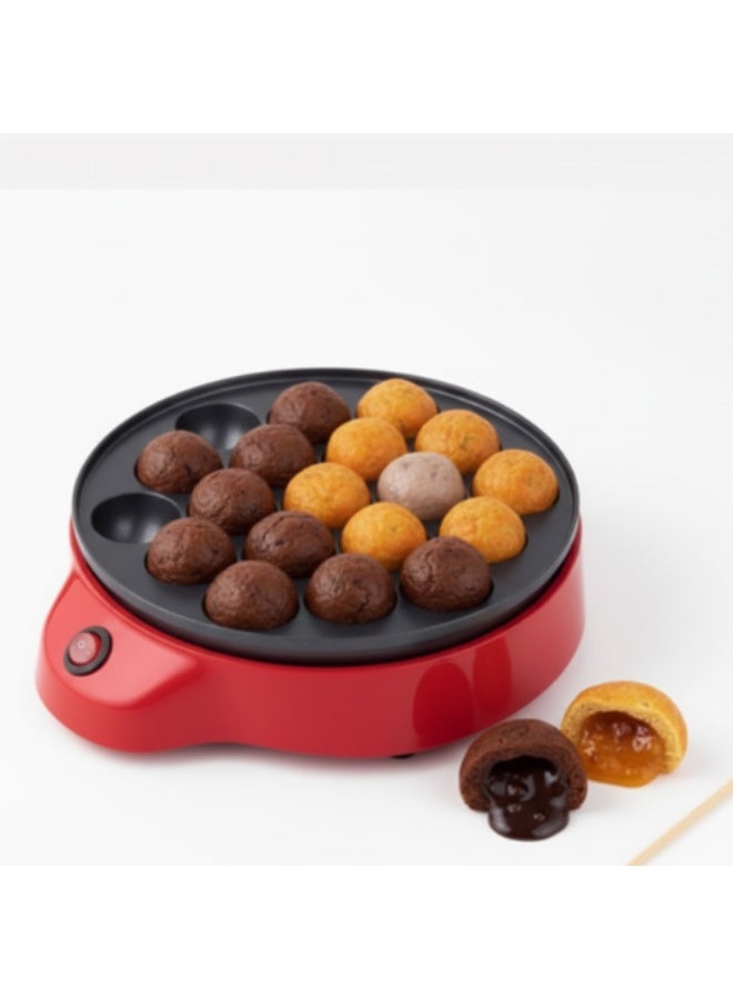 AMM Non-Stick Octopus Dumpling & Multi-Snack Maker | Heavy Grill Pan for Takoyaki, Power Snacks & Quick Cooking - Image 2