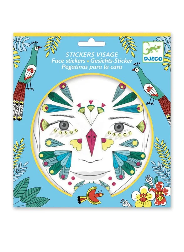 DJECO Bird Face Stickers