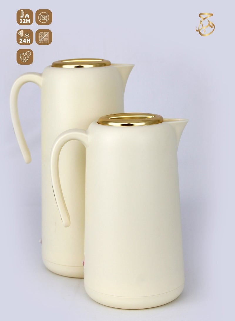 Red Home Vacuum Flask Set 1000ml, 600ml  FX476 E  - Image 1