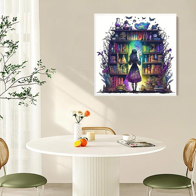 AIBOERL Diamond Art Kits for Adults,Magic Book DIY 5D Diamond Painting Kits Full Drill Diamond Dots Paintings with Diamonds Gem Art and Crafts Home Decor ã€13.78x13.78inchã€‘ - Image 2