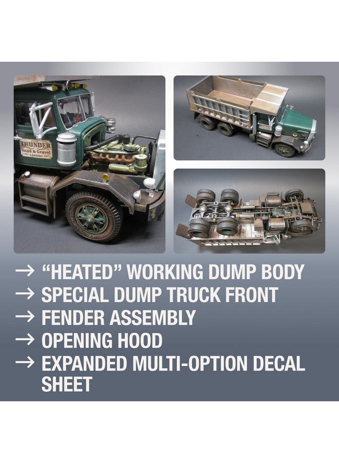 AMT AMT Autocar Dump Truck - 1/25 Scale Model Truck Kit - Buildable Vintage Vehicle for Kids and Adults  - Image 4