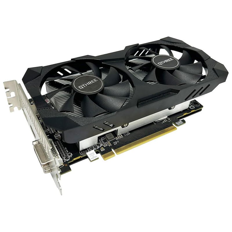 QTHREE Radeon RX 560 XT 8GB GDDR5 Graphics Card,1792SP,128 Bits,DVI,HDMI,DP,Gaming Video Card for PC,Computer GPU,PCI Express x16 3.0 - Image 1