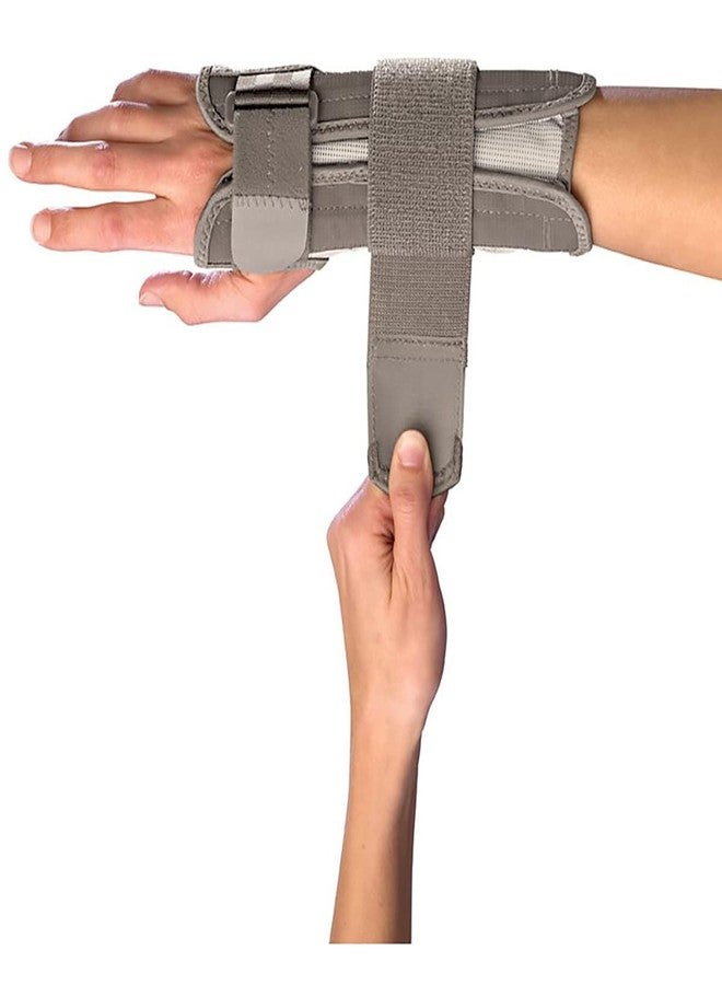 MUELLER Sports Medicine Reversible Wrist Stabilizer with Splint, Wrist Pain Relief Support for Men and Women, Ideal for Carpal Tunnel, Tendinitis, Arthritis, Taupe, Small/Medium - Image 3
