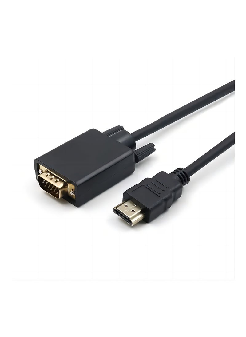 Generic HDMI To VGA Cable,1.8M Adapter For Computer and Laptop  - Image 2