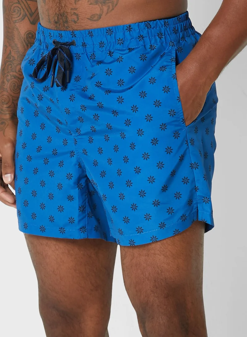 Only & Sons Casual Printed Swim Shorts