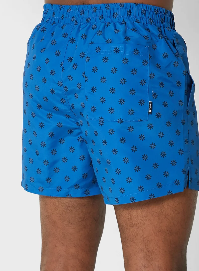Only & Sons Casual Printed Swim Shorts