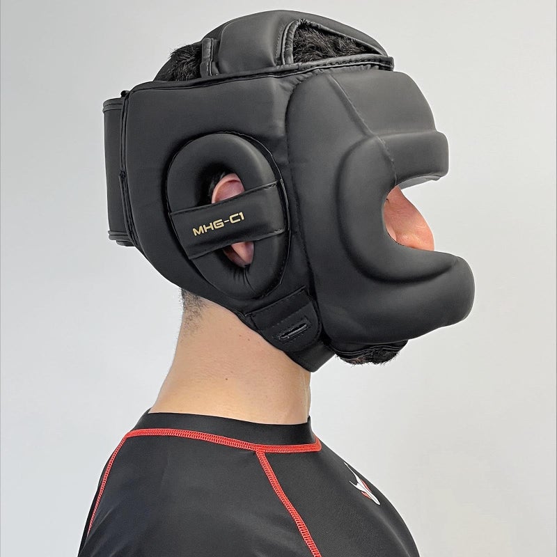 Mytra Fusion Boxing Headgear MMA Kickboxing Grappling Taekwondo Karate Training Head Gear, One Size Fits to All - Image 3