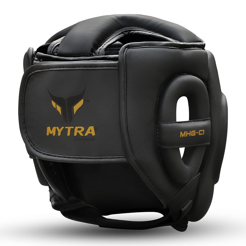 Mytra Fusion Boxing Headgear MMA Kickboxing Grappling Taekwondo Karate Training Head Gear, One Size Fits to All - Image 5