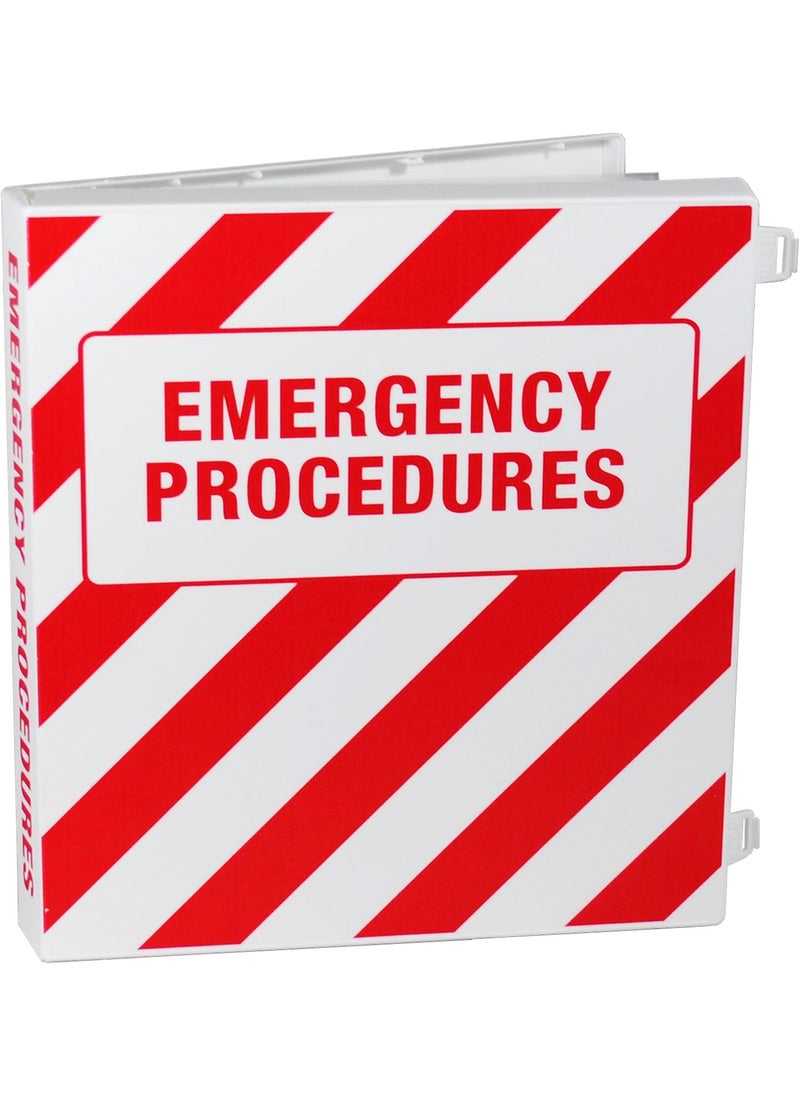 UniKeep UniKeep Emergency Procedures Binder  15 Inch Spine  with Metal DRings  - Image 1