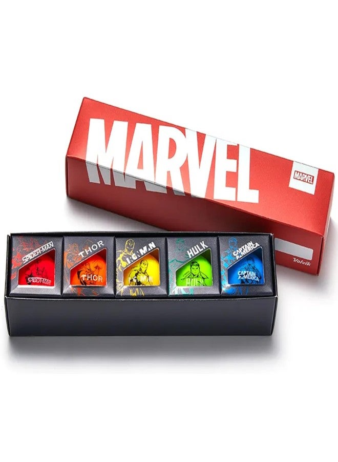 Volvik x Marvel, Vivid Gift - 5-Ball Pack - Image 1