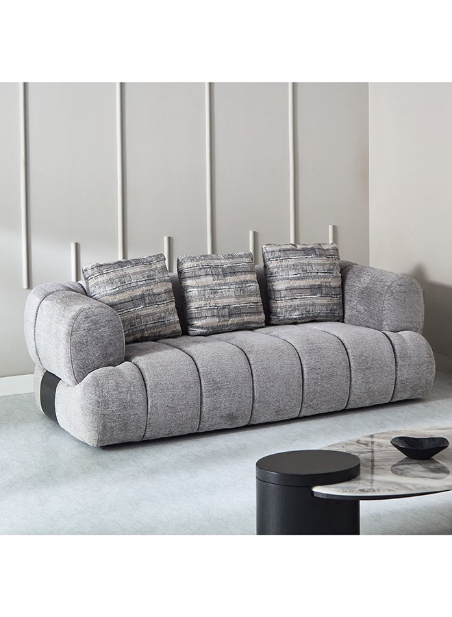 Home Box أريكة قماشية سحابية تتسع لـ 3 أشخاص مع 3 وسائد - Image 1