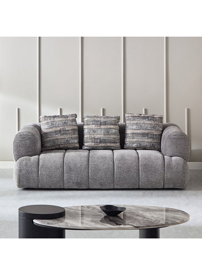 Home Box أريكة قماشية سحابية تتسع لـ 3 أشخاص مع 3 وسائد - Image 2