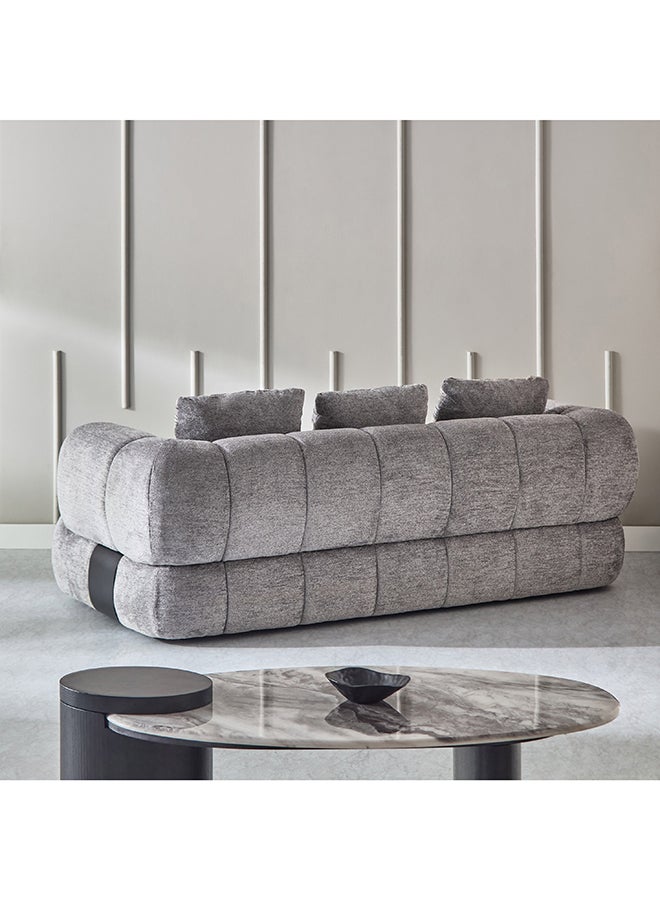 Home Box أريكة قماشية سحابية تتسع لـ 3 أشخاص مع 3 وسائد - Image 3