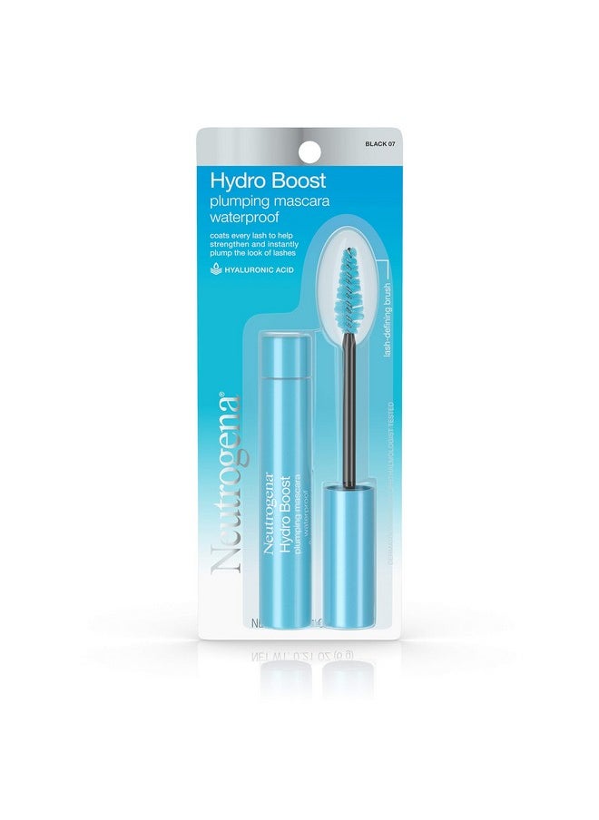 Neutrogena Hydro Boost Waterproof Plumping Mascara Enriched With Hydrating Hyaluronic Acid, Vitamin E, And Keratin For Dry Or Brittle Lashes, Black 07,.21 Oz  - Image 4