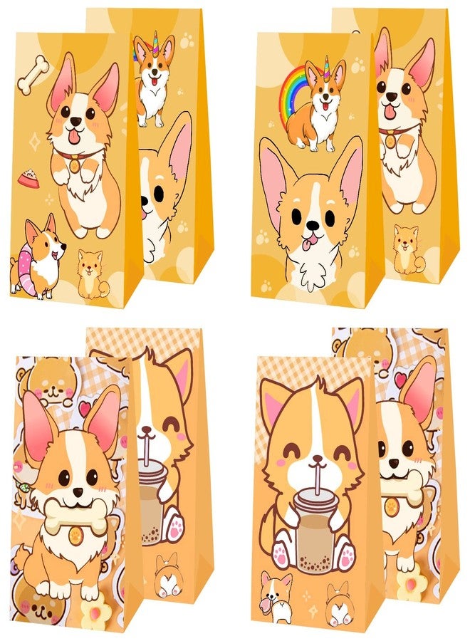 ARHAVI 12Pcs Corgi Party Favor Gift Bags for Corgi Birthday Party Decorations Supplies - Image 1