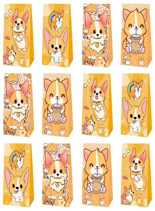 ARHAVI 12Pcs Corgi Party Favor Gift Bags for Corgi Birthday Party Decorations Supplies - Image 5